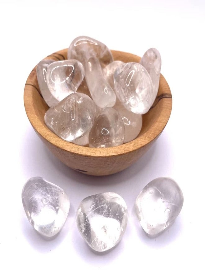Crystal Divine Clear Quartz Healing Stones Crystal Tumble Stone Vastu Item Decorative Items & Items Crystal Showpieces Feng Shui Office Decor Table Decor Meditation Item Gifts, Fantasy, 10 Cm, 10 Cm - Image 1